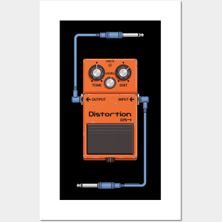 Distortion pedal Posters and Art